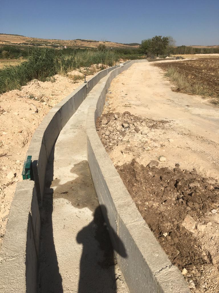 OĞUZELİ İLÇESİ SAZGIN MAH.SULAMA İNŞAATI